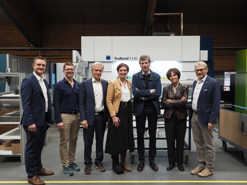 Die Firma TRUMPF zu Besuch bei METAGRO